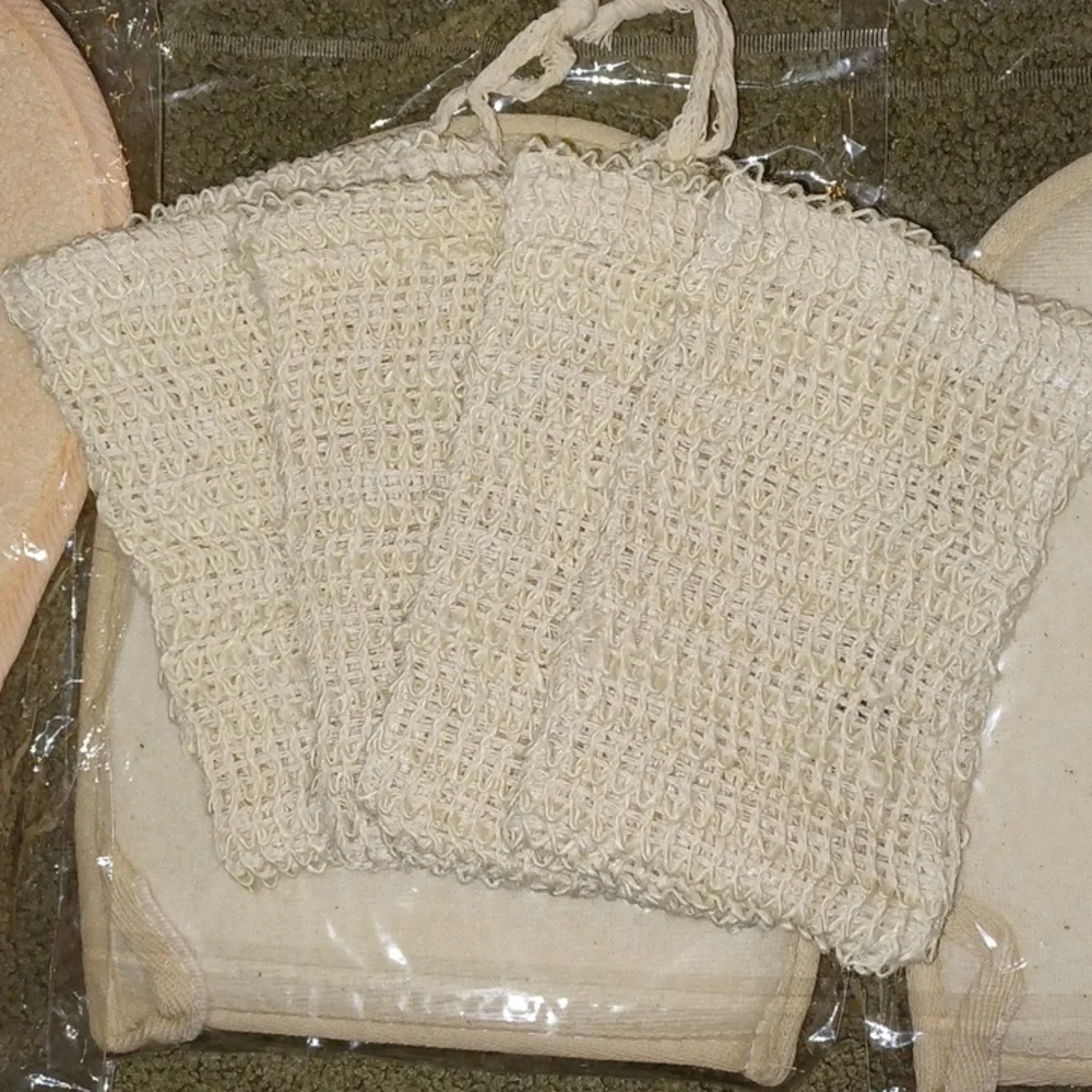 LOT of NIP Luffa Mitts and Soap Bags